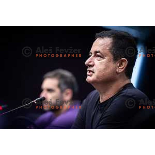 Acun Ilicali during NK Maribor press conference in Ljudski vrt, Maribor, Slovenia on September 12, 2025. Photo: Jure Banfi