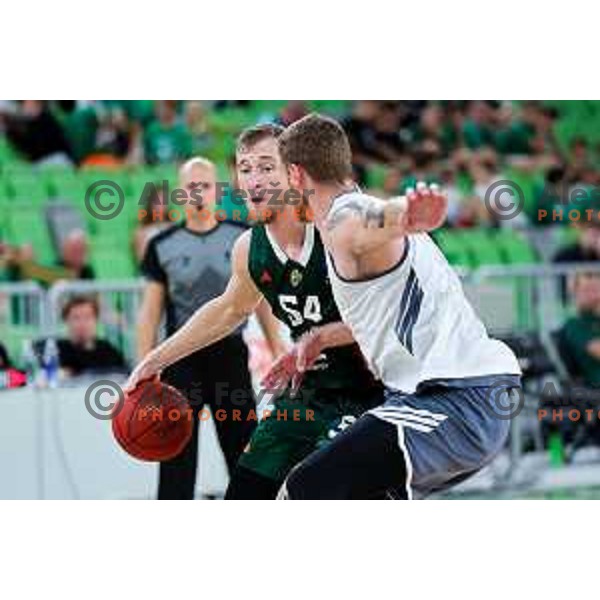Thomas Kennedy of Cedevita Olimpija in action during preseason friendly match between Cedevita Olimpija and Cedevita Zagreb in Ljubljana, Slovenia on September 12, 2025. Photo: Filip Barbalic