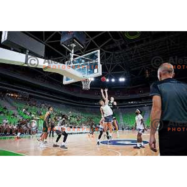 David Skara of Cedevita Olimpija in action during preseason friendly match between Cedevita Olimpija and Cedevita Zagreb in Ljubljana, Slovenia on September 12, 2025. Photo: Filip Barbalic