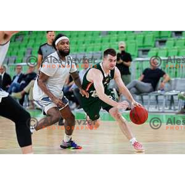 Joseph Girard III of Cedevita Olimpija in action during preseason friendly match between Cedevita Olimpija and Cedevita Zagreb in Ljubljana, Slovenia on September 12, 2025. Photo: Filip Barbalic