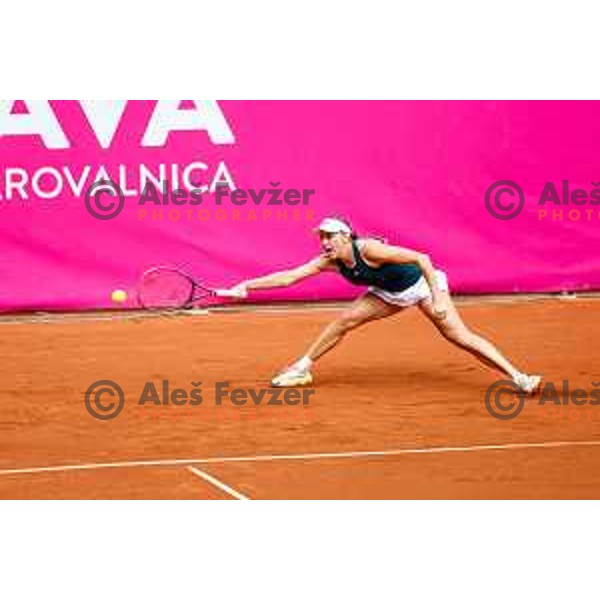 Kaja Juvan (SLO) competes in semi-final of Zavarovalnica Sava, WTA 125, Ljubljana, Slovenia on September 13, 2025