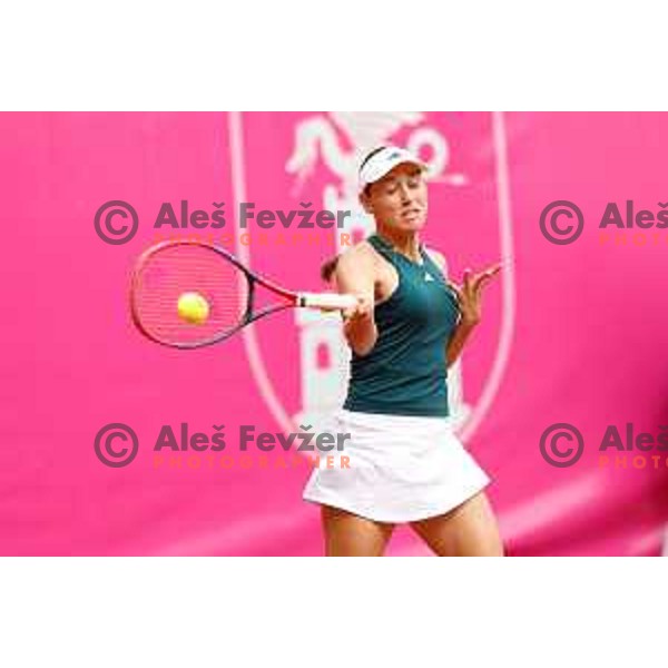 Kaja Juvan (SLO) competes in semi-final of Zavarovalnica Sava, WTA 125, Ljubljana, Slovenia on September 13, 2025