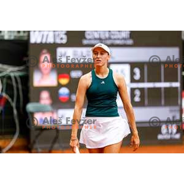 Kaja Juvan (SLO) competes in semi-final of Zavarovalnica Sava, WTA 125, Ljubljana, Slovenia on September 13, 2025