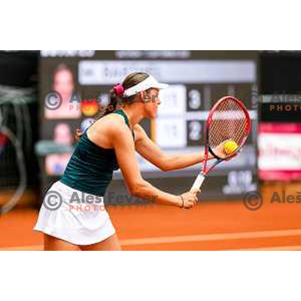 Kaja Juvan (SLO) competes in semi-final of Zavarovalnica Sava, WTA 125, Ljubljana, Slovenia on September 13, 2025