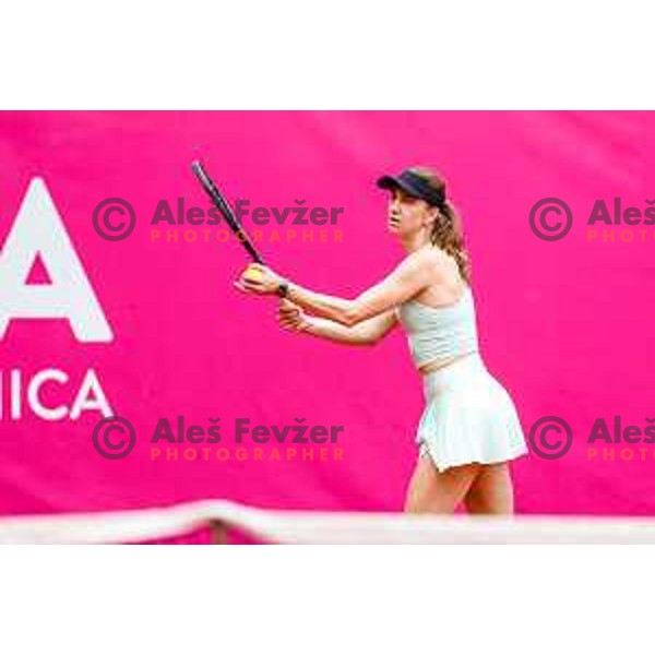 Kaja Juvan (SLO) competes in semi-final of Zavarovalnica Sava, WTA 125, Ljubljana, Slovenia on September 13, 2025
