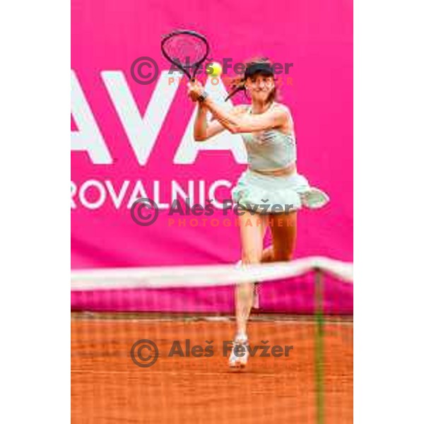 Kaja Juvan (SLO) competes in semi-final of Zavarovalnica Sava, WTA 125, Ljubljana, Slovenia on September 13, 2025