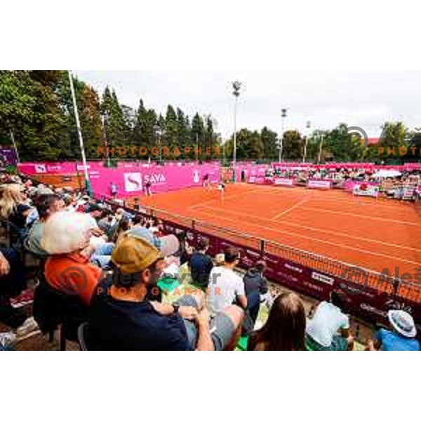 Kaja Juvan (SLO) competes in semi-final of Zavarovalnica Sava, WTA 125, Ljubljana, Slovenia on September 13, 2025