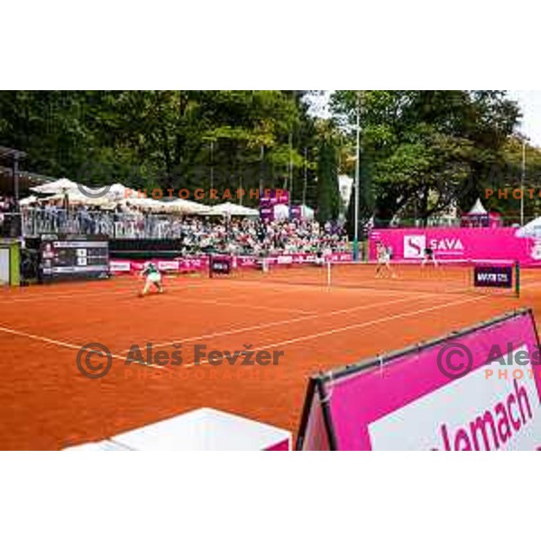 Kaja Juvan (SLO) competes in semi-final of Zavarovalnica Sava, WTA 125, Ljubljana, Slovenia on September 13, 2025