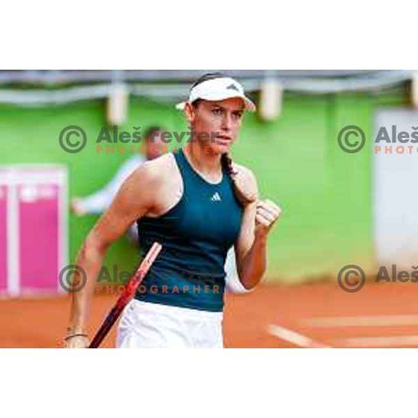 Kaja Juvan (SLO) competes in semi-final of Zavarovalnica Sava, WTA 125, Ljubljana, Slovenia on September 13, 2025