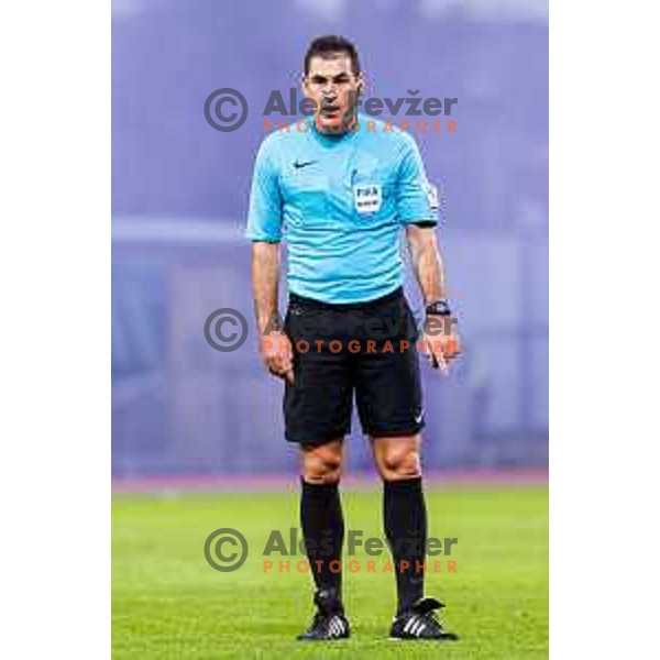 in action during Prva liga Telemach 2025/2026 football match between Kalcer Radomlje and Olimpija in Domzale, Slovenia on September 13, 2025