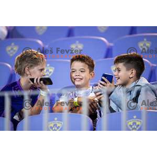 Fans of NK Maribor during Prva liga Telemach 2025/26 football match between NK Maribor and NK Mura in Ljudski vrt, Maribor, Slovenia on September 13, 2025. Photo: Jure Banfi