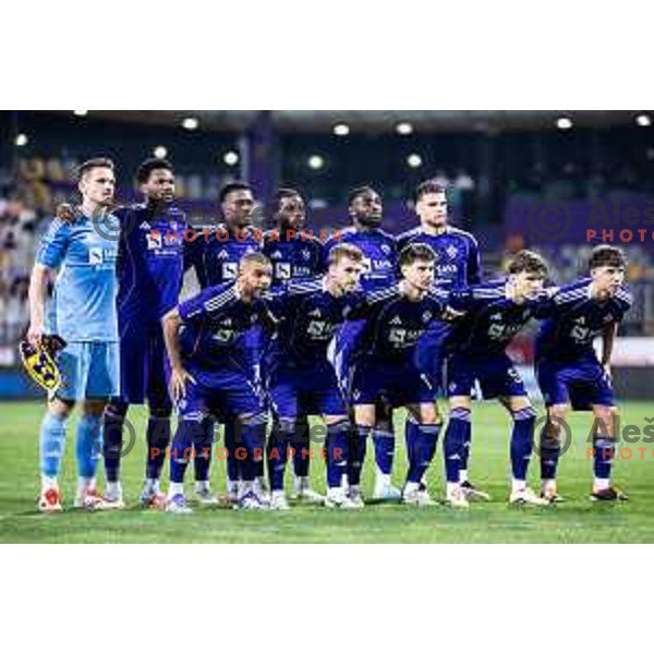 NK Maribor starting eleven during Prva liga Telemach 2025/26 football match between NK Maribor and NK Mura in Ljudski vrt, Maribor, Slovenia on September 13, 2025. Photo: Jure Banfi