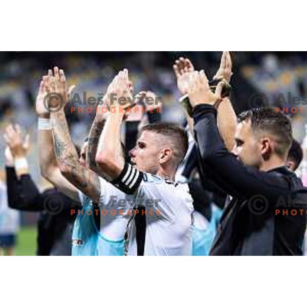 Luka Bobicanec in action during Prva liga Telemach 2025/26 football match between NK Maribor and NK Mura in Ljudski vrt, Maribor, Slovenia on September 13, 2025. Photo: Jure Banfi