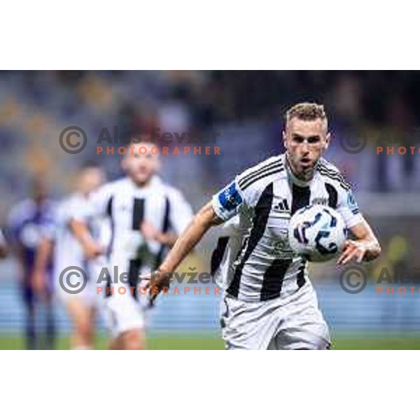 in action during Prva liga Telemach 2025/26 football match between NK Maribor and NK Mura in Ljudski vrt, Maribor, Slovenia on September 13, 2025. Photo: Jure Banfi