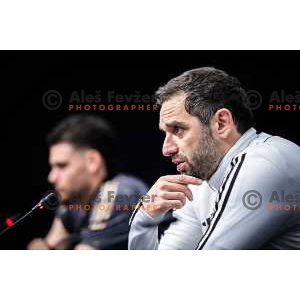 Radomir Djalovic, head coach of NK Maribor at the press conference Prva liga Telemach 2025/26 football match between NK Maribor and NK Mura in Ljudski vrt, Maribor, Slovenia on September 13, 2025. Photo: Jure Banfi