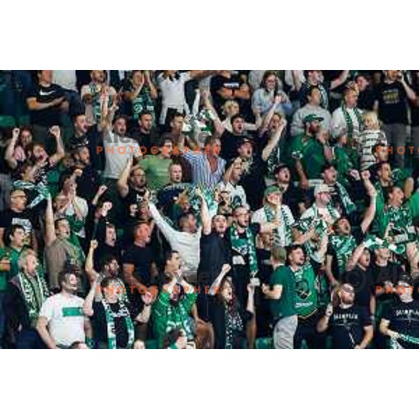 of SZ Olimpija in action during IceHL 2025/2026 ice-hockey match between SZ Olimpija and Vienna Capitals in Tivoli Hall, Ljubljana, Slovenia on September 12, 2025