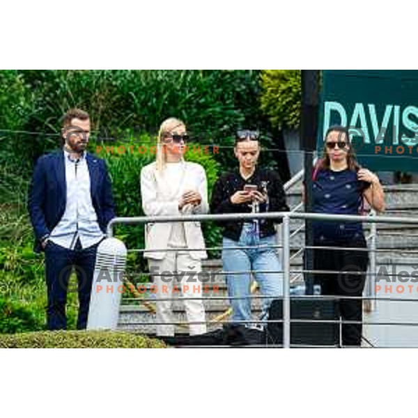 of Slovenia during Davis Cup match between Slovenia and Urugvay in Ljubljana, Slovenia on September 13, 2025