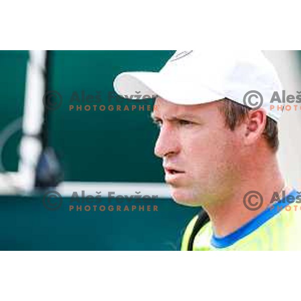 Grega Zemlja, captain of Slovenia during Davis Cup match between Slovenia and Urugvay in Ljubljana, Slovenia on September 13, 2025