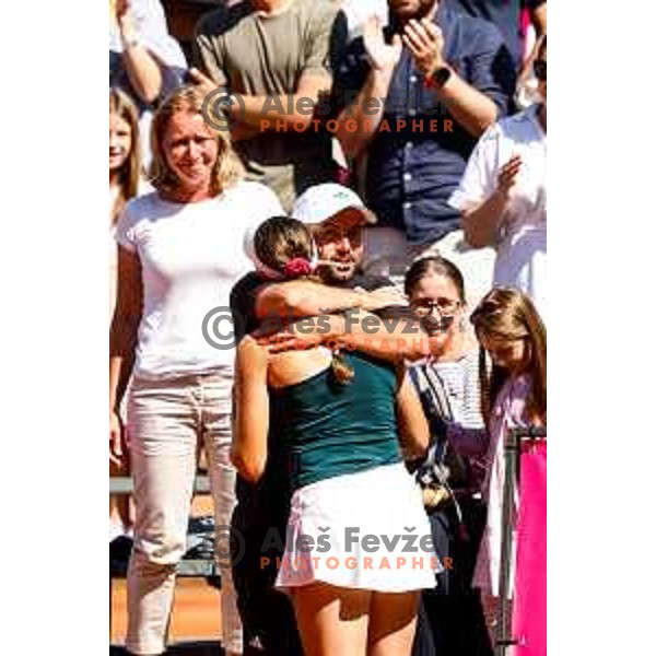 Kaja Juvan (SLO), winner of Zavarovalnica Sava, WTA 125, Ljubljana, Slovenia on September 14, 2025