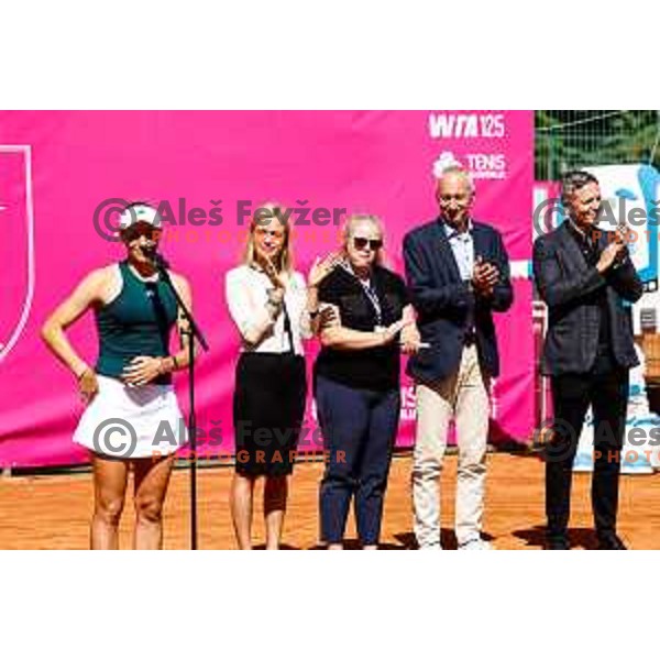 Kaja Juvan (SLO), winner of Zavarovalnica Sava, WTA 125, Ljubljana, Slovenia on September 14, 2025