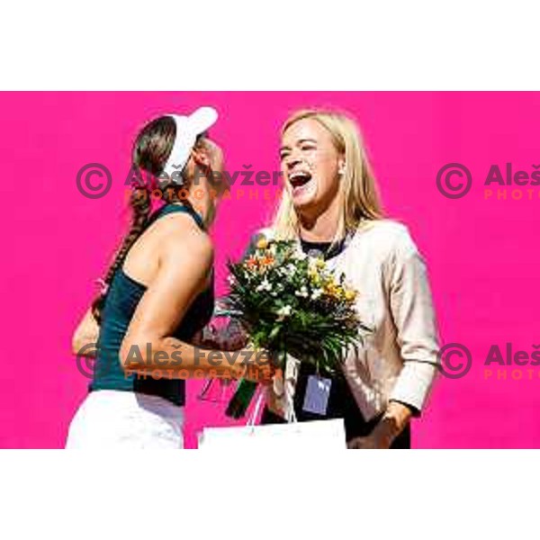 Kaja Juvan (SLO), winner of Zavarovalnica Sava, WTA 125, Ljubljana, Slovenia on September 14, 2025