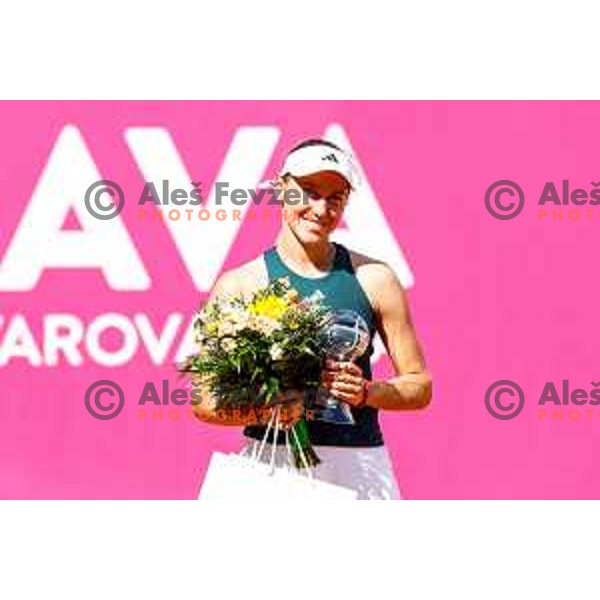 Kaja Juvan (SLO), winner of Zavarovalnica Sava, WTA 125, Ljubljana, Slovenia on September 14, 2025