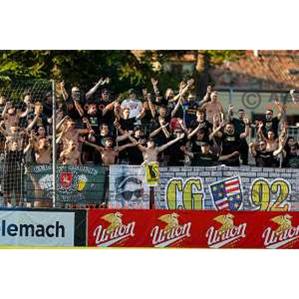 in action during Prva liga Telemach 2025/2026 football match between Koper and Celje at Bonifika Stadium in Koper, Slovenia on September 14, 2025
