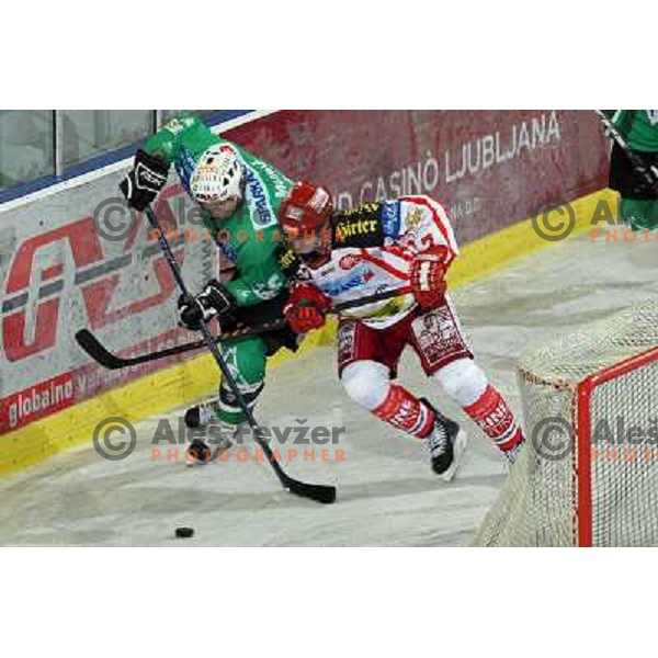 Muric at ice hockey match Tilia Olimpija- KAC in EBEL league, played in Hala Tivoli, Ljubljana, Slovenia 31.10.2008 