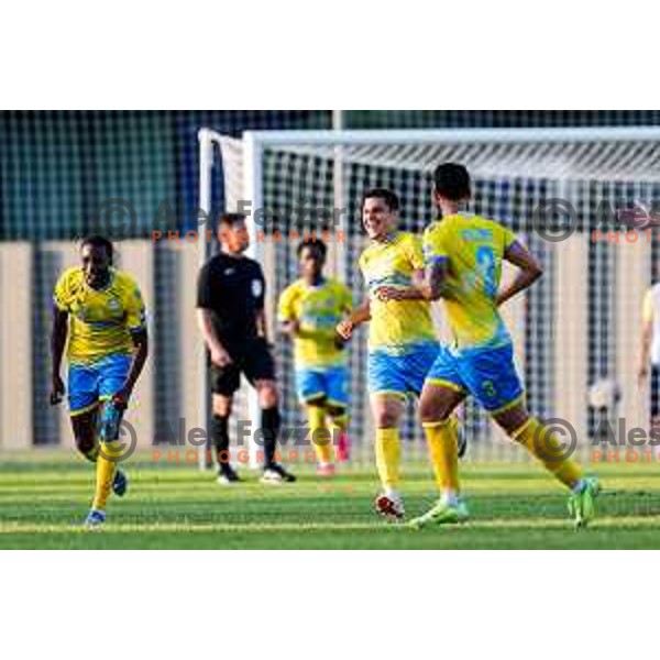 in action during Prva liga Telemach 2025/2026 football match between Koper and Celje at Bonifika Stadium in Koper, Slovenia on September 14, 2025
