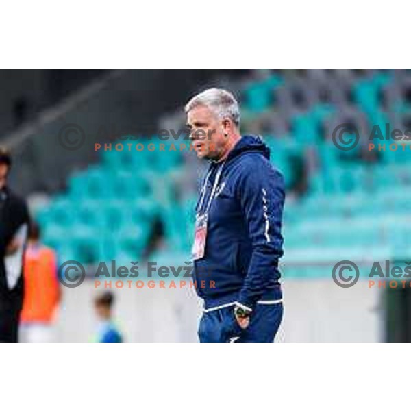 Tonci Zlogar, head coach of Domzale during Prva liga Telemach 2025/2026 football match between Bravo Big Bang and Domzale in Ljubljana, Slovenia on September 14, 2025