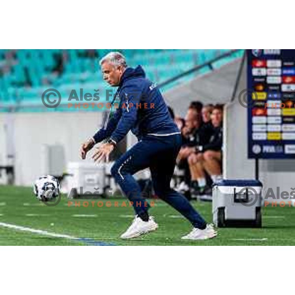 Tonci Zlogar, head coach of Domzale during Prva liga Telemach 2025/2026 football match between Bravo Big Bang and Domzale in Ljubljana, Slovenia on September 14, 2025