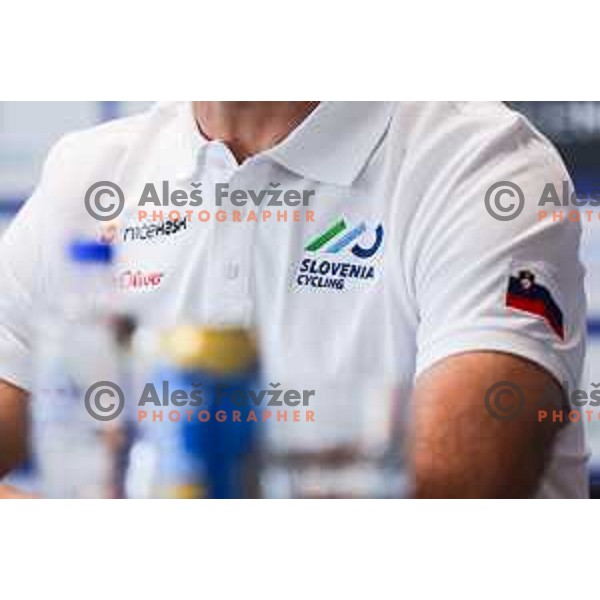 Press conference of Slovenia Cycling Federation in Ljubljana, Slovenia on September 16, 2025 before departure to World Championship. Photo: Filip Barbalic
