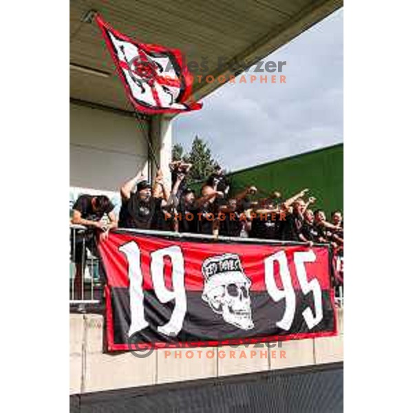 PRI in action during Prva liga Telemach 2025/2026 football match between Primorje and Aluminij in Ajdovscina, Slovenia on September 14, 2025