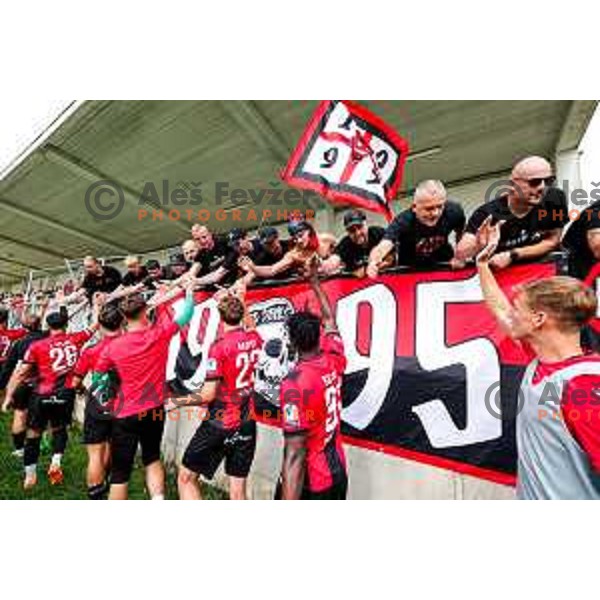 PRI in action during Prva liga Telemach 2025/2026 football match between Primorje and Aluminij in Ajdovscina, Slovenia on September 14, 2025