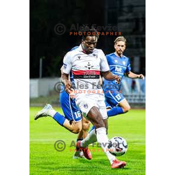 in action during Pivovarna Union Slovenian Cup football match between Gorica and Primorje in Nova Gorica, Slovenia on September 17, 2025