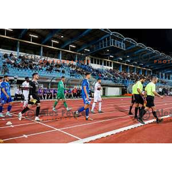 in action during second round of Pivovarna Union Slovenian Cup football match between Gorica and Primorje in Nova Gorica, Slovenia on September 17, 2025
