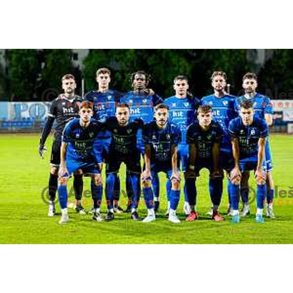 in action during second round of Pivovarna Union Slovenian Cup football match between Gorica and Primorje in Nova Gorica, Slovenia on September 17, 2025