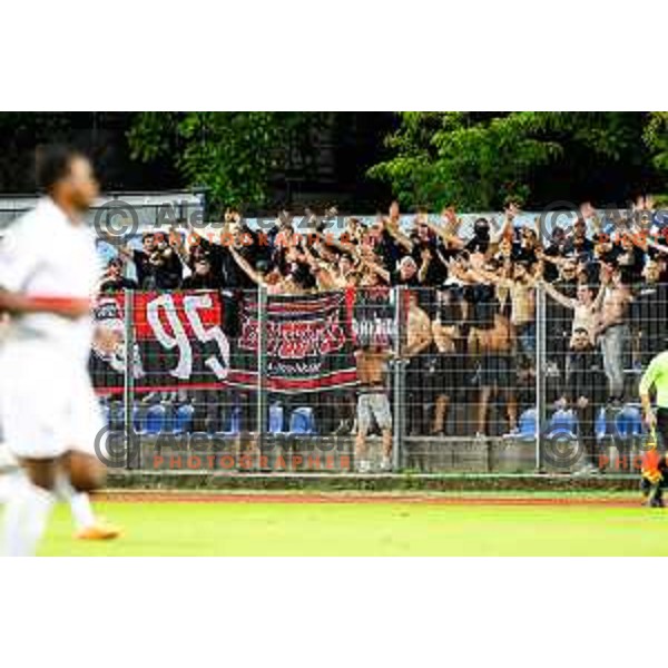 in action during second round of Pivovarna Union Slovenian Cup football match between Gorica and Primorje in Nova Gorica, Slovenia on September 17, 2025
