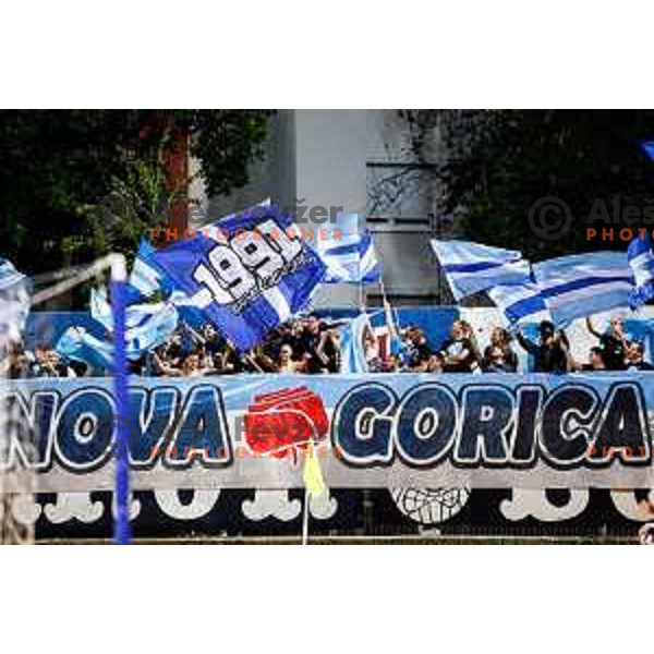 in action during second round of Pivovarna Union Slovenian Cup football match between Gorica and Primorje in Nova Gorica, Slovenia on September 17, 2025
