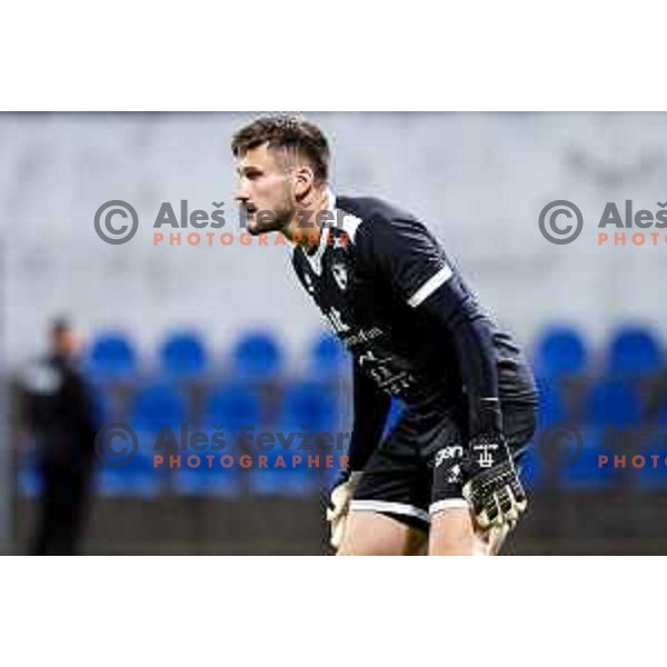 in action during second round of Pivovarna Union Slovenian Cup football match between Gorica and Primorje in Nova Gorica, Slovenia on September 17, 2025