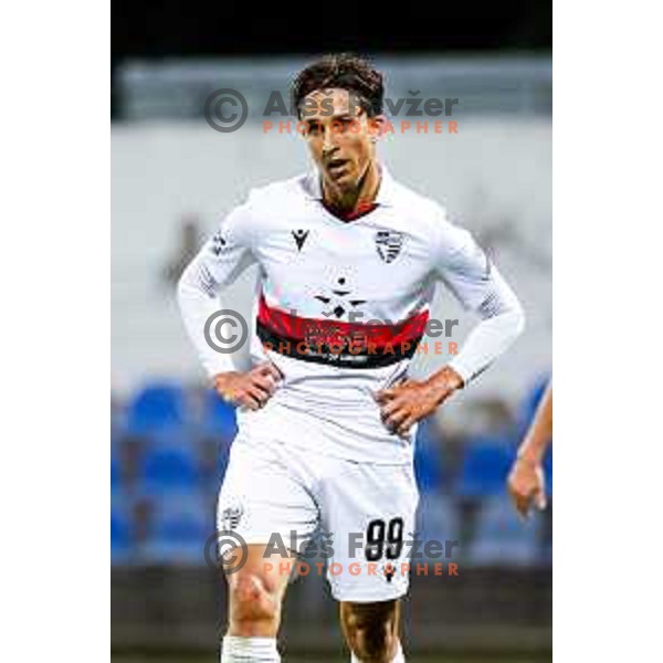 in action during second round of Pivovarna Union Slovenian Cup football match between Gorica and Primorje in Nova Gorica, Slovenia on September 17, 2025