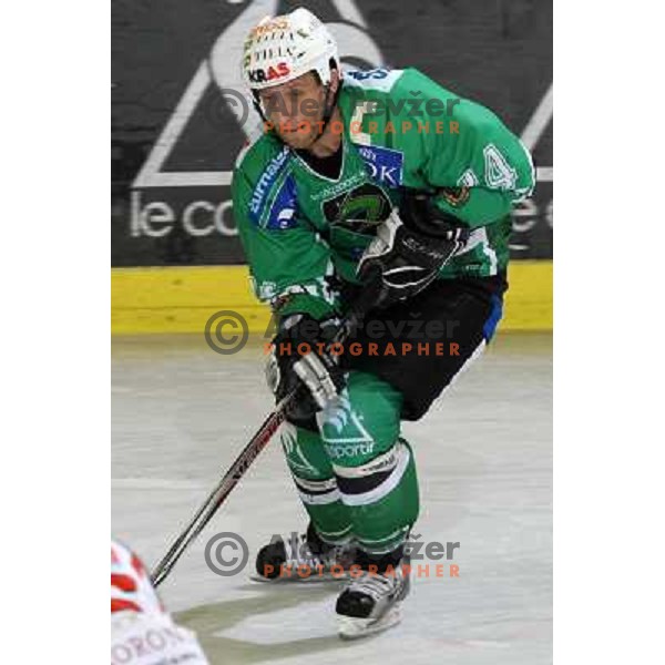 Tomaz Vnuk at ice hockey match Tilia Olimpija- KAC in EBEL league, played in Hala Tivoli, Ljubljana, Slovenia 31.10.2008 