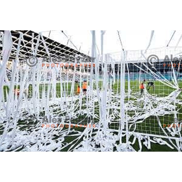 in action during Prva liga Telemach 2025/2026 football match between Olimpija and Bravo in SRC Stozice, Ljubljana, Slovenia on September 20, 2025
