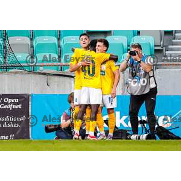 Martin Pecar in action during Prva liga Telemach 2025/2026 football match between Olimpija and Bravo in SRC Stozice, Ljubljana, Slovenia on September 20, 2025