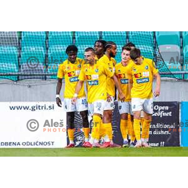 Martin Pecar in action during Prva liga Telemach 2025/2026 football match between Olimpija and Bravo in SRC Stozice, Ljubljana, Slovenia on September 20, 2025