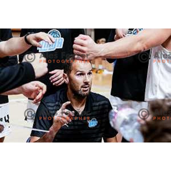 Stipe Modric, head coach of Ilirija during friendly basketball match between Ilirija (SLO) and NKA Universitas Pecs (HUN) in Tivoli Hall, Ljubljana, Slovenia on September 20, 2025