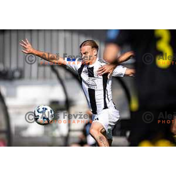 Aljaz Antolin in action during Prva liga Telemach 2025/26 football match between NK Mura and NK Kalcer Radomlje in Fazanerija, Murska Sobota, Slovenia on September 21, 2025. Photo: Jure Banfi