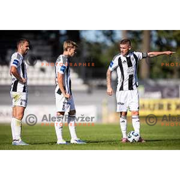 Luka Bobicanec in action during Prva liga Telemach 2025/26 football match between NK Mura and NK Kalcer Radomlje in Fazanerija, Murska Sobota, Slovenia on September 21, 2025. Photo: Jure Banfi