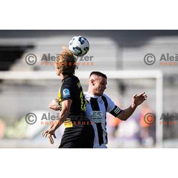 in action during Prva liga Telemach 2025/26 football match between NK Mura and NK Kalcer Radomlje in Fazanerija, Murska Sobota, Slovenia on September 21, 2025. Photo: Jure Banfi