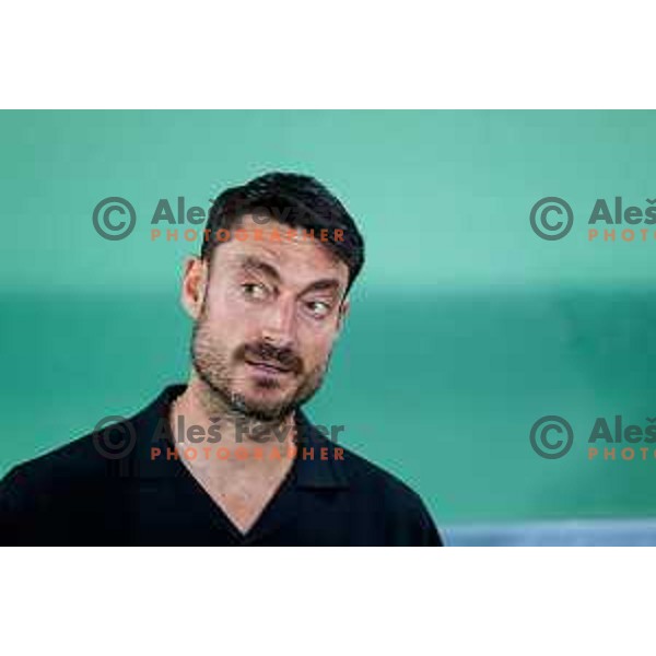 Albert Riera, head coach of Celje during Prva liga Telemach 2025/2026 football match between Primorje and Celje in Ajdovscina, Slovenia on September 21, 2025